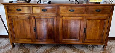 Mobile cassettiera e tavolo + 6 sedie