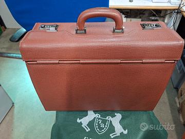 borsa 48 ore in pelle con combinazione 