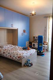 Armadio a ponte + letto 1 piazza e mezza