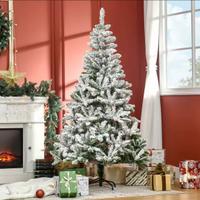 Albero di Natale innevato effetto realistico h150