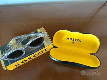 Occhiali da sole MOSCOT stile Lemtosh trasparenti