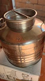 CONTENITORE IN ACCIAIO INOX  DA  30 L NUOVO