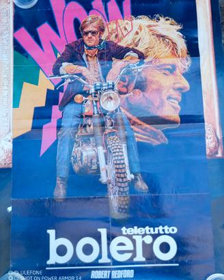 Poster "Bolero" Redford/Sandokan anni 70