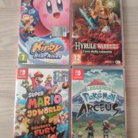 Lotto 4 giochi Nintendo switch 