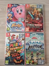 Lotto 4 giochi Nintendo switch 