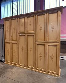 Armadio 6 ante color crema stile fiorentino