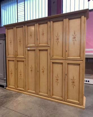 Armadio 6 ante color crema stile fiorentino