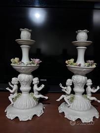 Candelabri ceramica  Bassano vintage