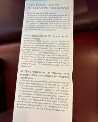 Apparecchio tens tibio tarsiale sanitas