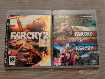 Far cry 2 + 3 + 4 PS3 