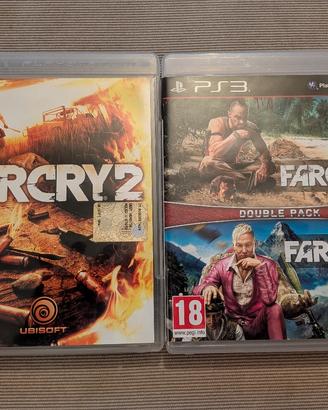 Far cry 2 + 3 + 4 PS3 