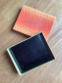 Portafogli in ecopelle nera Amigos