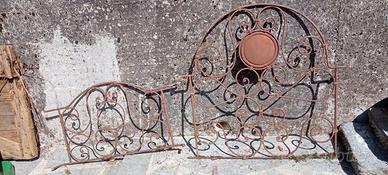 Sponde letto antico in ferro battuto