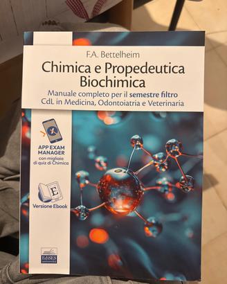 Libro chimica e propedeutica  biochimica