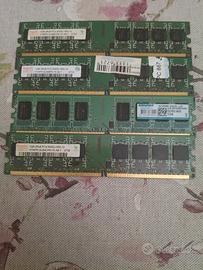 Lotto 4 GB RAM ddr 2 Desktop❗Leggere la descrizio❗