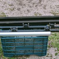 Portapacchi a 4 barre con rullo