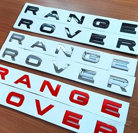 Logo loghi land range rover neri scritta nero