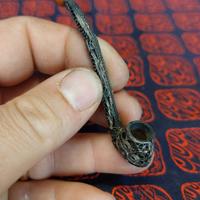 antica pipa da oppio filigrana di argento 1pz