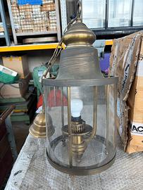 Lampada in ottone vintage anni 70