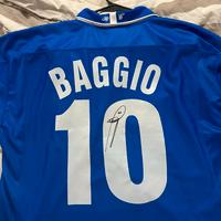 Maglia Brescia Roberto Baggio con autografo