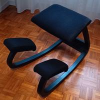 Sedia ergonomica Varier originale nera