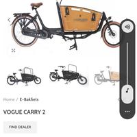 Cargo bike Vogue carry 2 