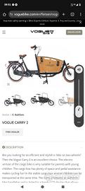 Cargo bike Vogue carry 2 