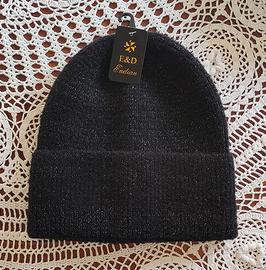 Cappello invernale donna a cuffia grigio-argento