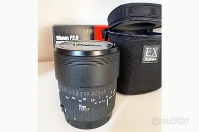 Sigma FishEye 180° 15mm/f2.8 EX full-frame