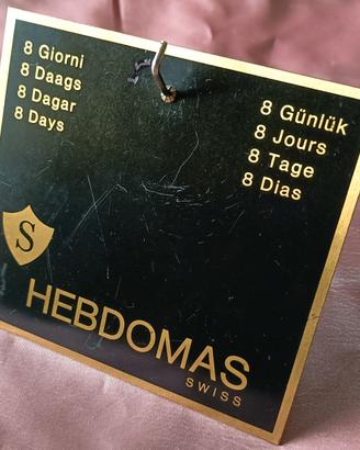 Espositore vintage per orologio da tasca Hebdomas 