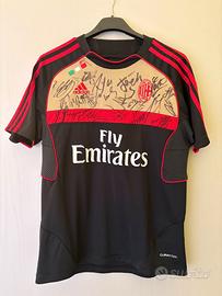 Maglia Allenamento Kid AC Milan Autografata