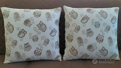 Cuscini arredo fantasia gufo