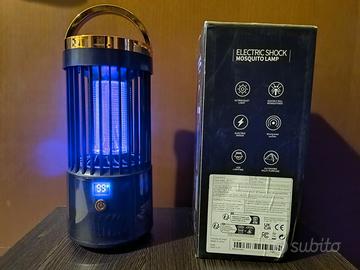 lampada antizanzare batteria ricaricabile