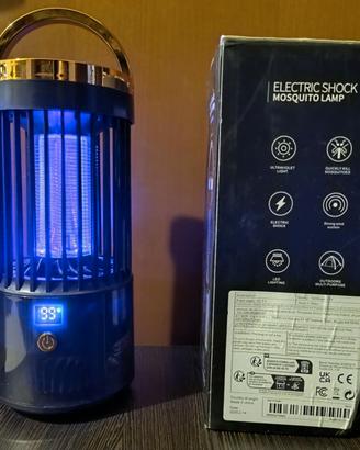 lampada antizanzare batteria ricaricabile
