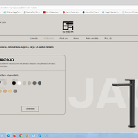 Rubinetto per casca lavabo.