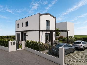 Villa moderna di nuova costruzione