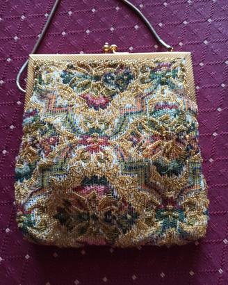 borsetta vintage  con catenina e Pagliett
