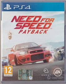 GIOCO PS4 PLAYSTATION 4 NEED FOR SPEED PAYBACK 12