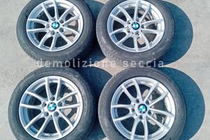 4 cerchi e gomme bmw serie 1 f20 16° ORIGINALI usa
