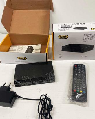 2 DECODER DIGITALE TERRESTRE  Trevi HDDVB-T2 Nuovi