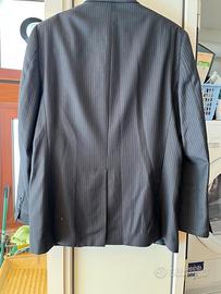 Abito rigato grigio