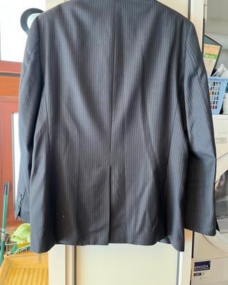 Abito rigato grigio