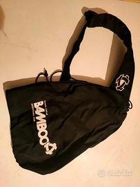 Lotto 3 Zaini Monospalla: Bamboo + Nero + Rosso - 