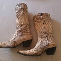 stivali texani pitone