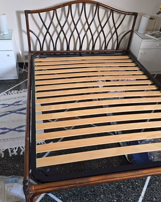 Letto bamboo piazza emmezza francese doghe