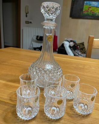 Set Decanter Cristal d'Arques 24% Cristallo