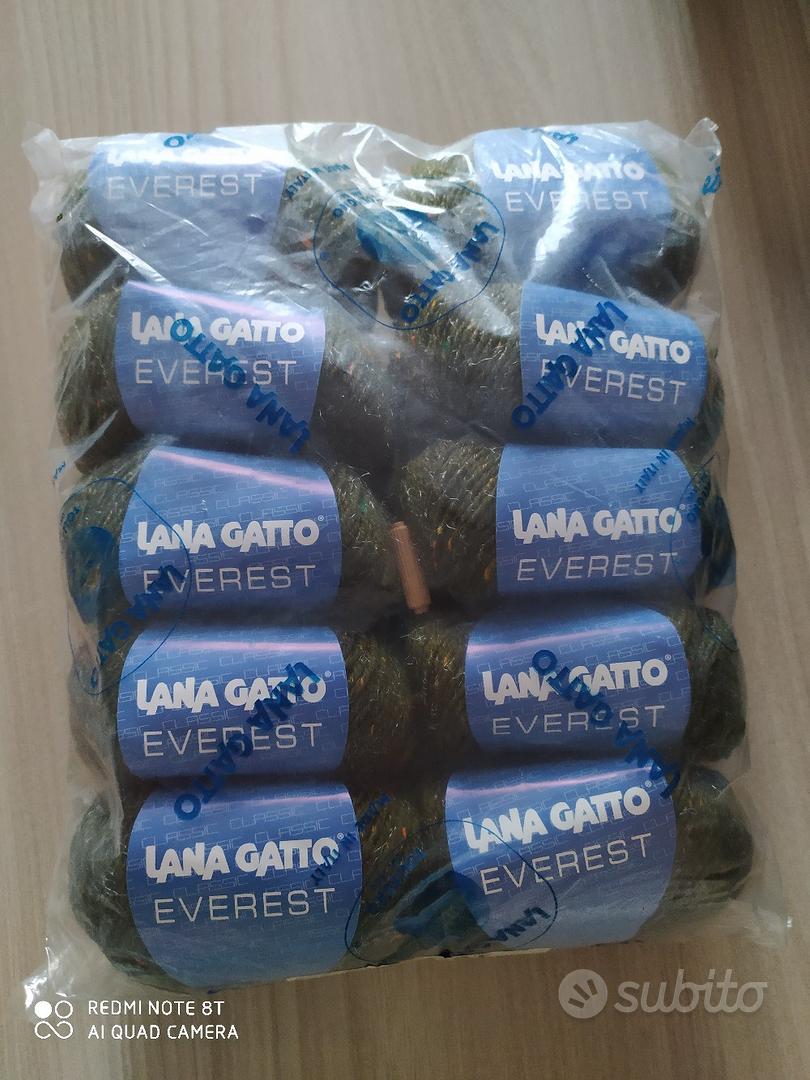 Confezione di 10 gomitoli di lana verde Lana Gatto - Giardino e Fai da te  In vendita a Siracusa