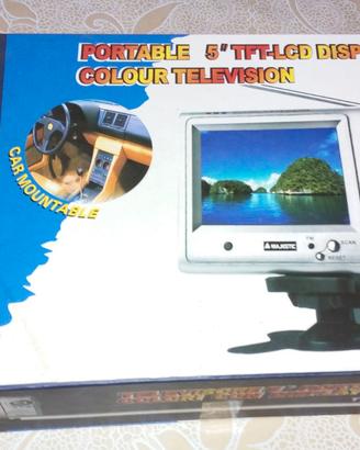 TV + Radio ,Majestic 5 pollici a colori