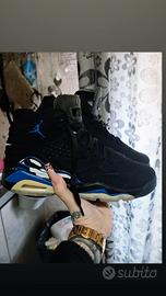 Sneakers Jordan blu nere velluto taglia 38 ottime 