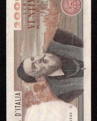 VENTIMILA 20000 LIRE TIZIANO DA VERCELLI ITALIA